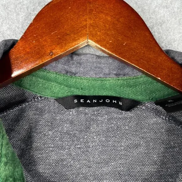 Sean John Casual Polo Shirt Navy Pocket City Casual Mens XL - Picture 5 of 10